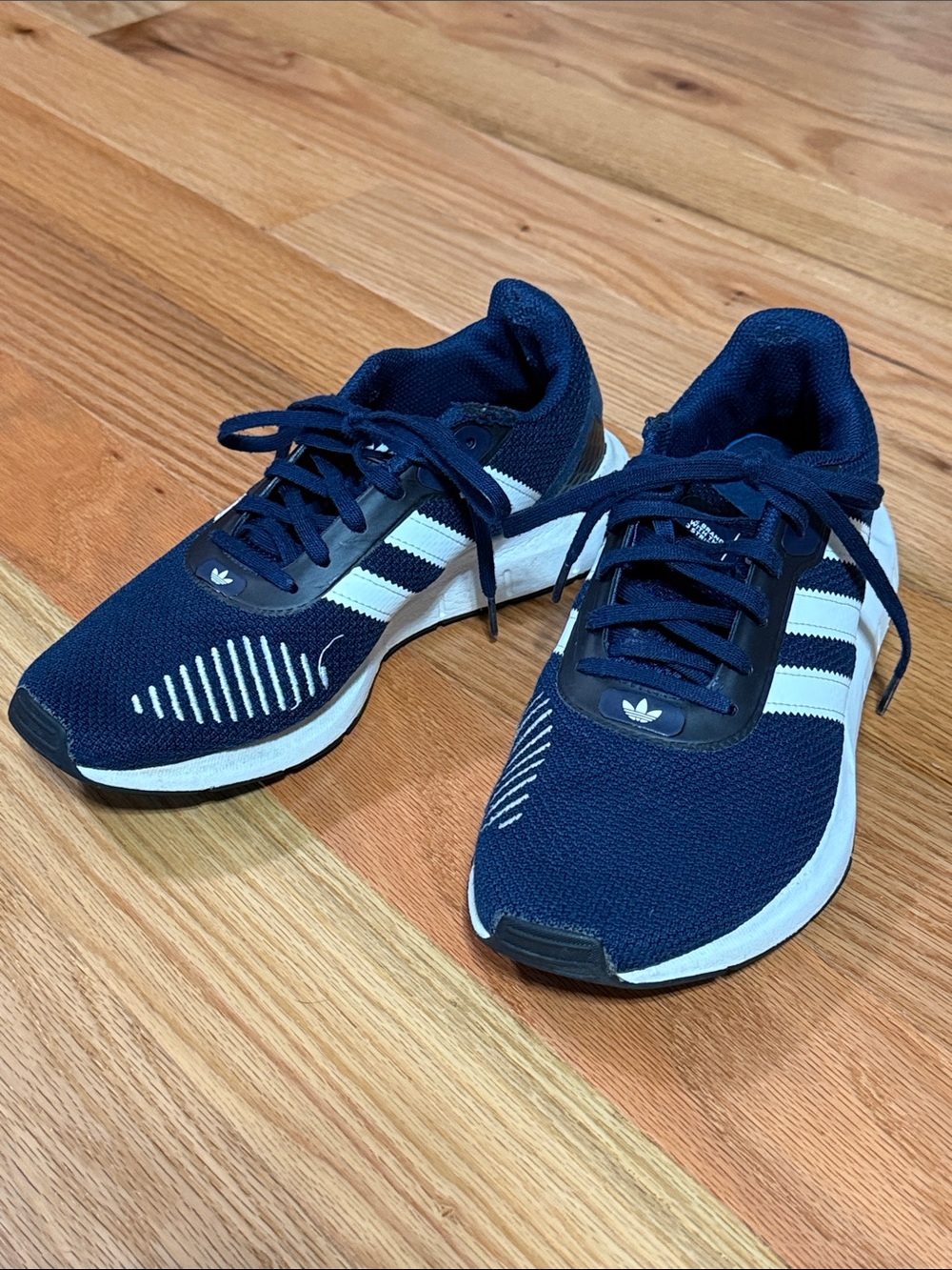 Women Adidas Navy Swift Athletic Running Shoes Sneakers - Size 7